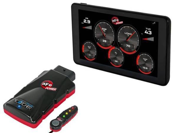 aFe Scorcher Blue Power Module w/Monitor 17-20 GM Diesel Trucks V8-6.6L (td) 5LP - 77-84010-AGD