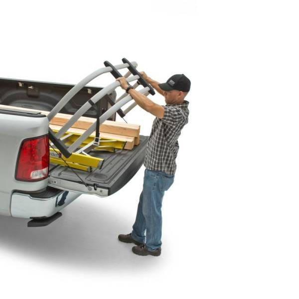 AMP Research 99-23 Ford F250/350 Superduty (Excl. SuperCrew) Bedxtender - Silver - 74814-00A thumbnail 10