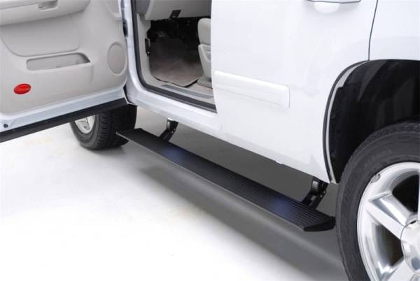 AMP Research 2020-2023 GM 2500/3500HD Crew Cab PowerStep Plug N Play - Black (w/OEM Illumination) - 76254-01A thumbnail 2