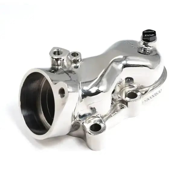 PPE Power Thermostat Housing Cover - GM 6.6L Duramax 2001-2004 LB7 - Polished - 119000533