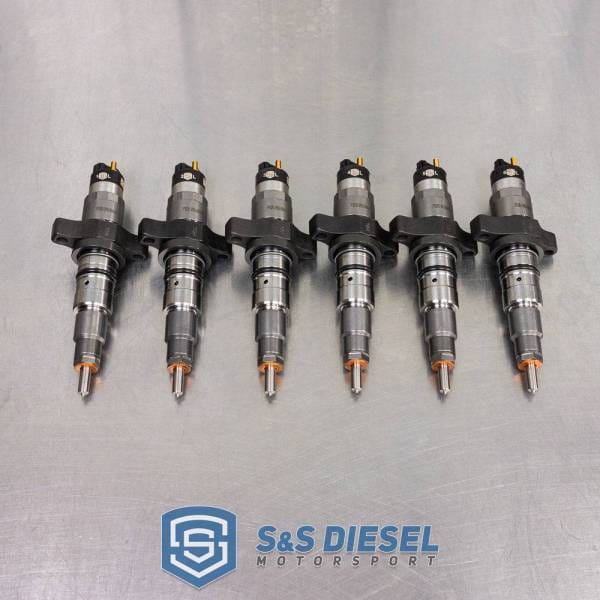 S&S Diesel Late 5.9L Cummins Injectors (2004.5-2007) (Set of 6) - Reman - 500% Over