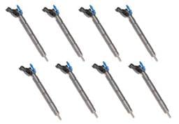 2011-2014 6.7L Powerstroke Fuel Injectors – Bosch ® OEM New - Set of 8
