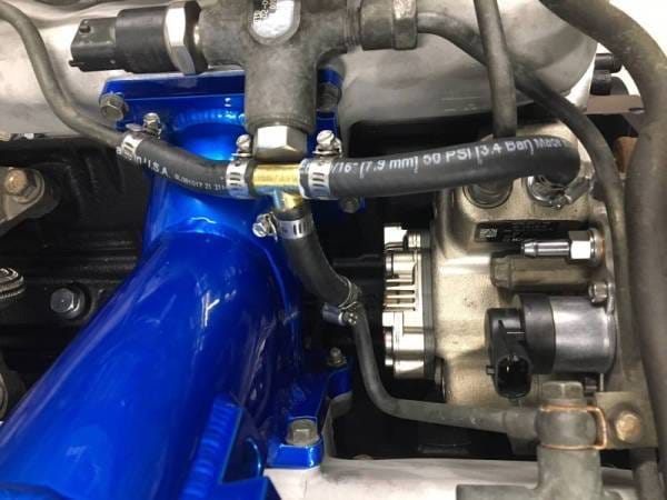 Wehrli Custom Fabrication 2001-2004 LB7 Duramax Fuel Pressure Relief Valve Block Off Kit - WCF100023 thumbnail 2
