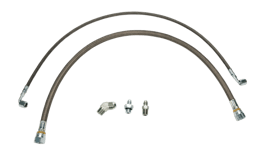 Wehrli Custom Fabrication LB7/LLY/LBZ/LMM Duramax Twin Turbo Oil Line Kit (S400) - WCF100378