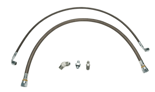 Wehrli Custom Fabrication LB7/LLY/LBZ/LMM Duramax Twin Turbo Oil Line Kit (S400) - WCF100378