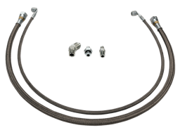 Wehrli Custom Fabrication Twin Turbo Oil Line Kit (S400) for LML Duramax - WCF100379