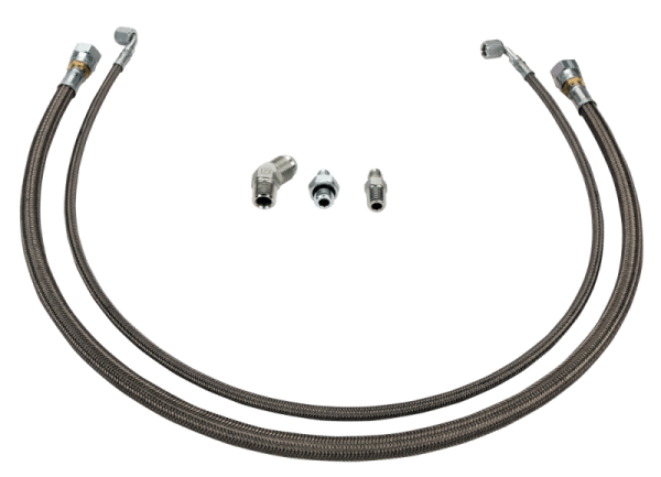 Wehrli Custom Fabrication Twin Turbo Oil Line Kit (S400) for LML Duramax - WCF100379