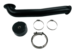 Wehrli Custom Fabrication LB7/LLY/LBZ/LMM Duramax S400 3" Down Pipe  - WCF100878, WCF100811
