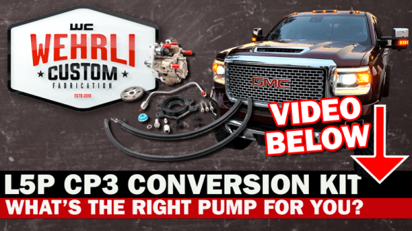 Wehrli Custom Fabrication 2017-2023 L5P Duramax CP3 Conversion Kit - WCF100455, WCF100456, WCF100457, WCF100458 thumbnail 2