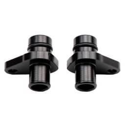 Wehrli Custom Fabrication 2004.5-2010 LLY/LBZ/LMM Duramax Billet Crankcase Vent (PCV) Fitting Kit, Black Anodized - WCF100189