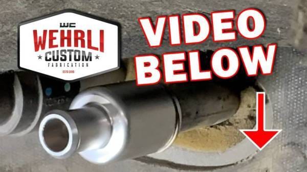 Wehrli Custom Fabrication GM Billet Heater Core Fitting Kit with Hose - WCF100699 thumbnail 2