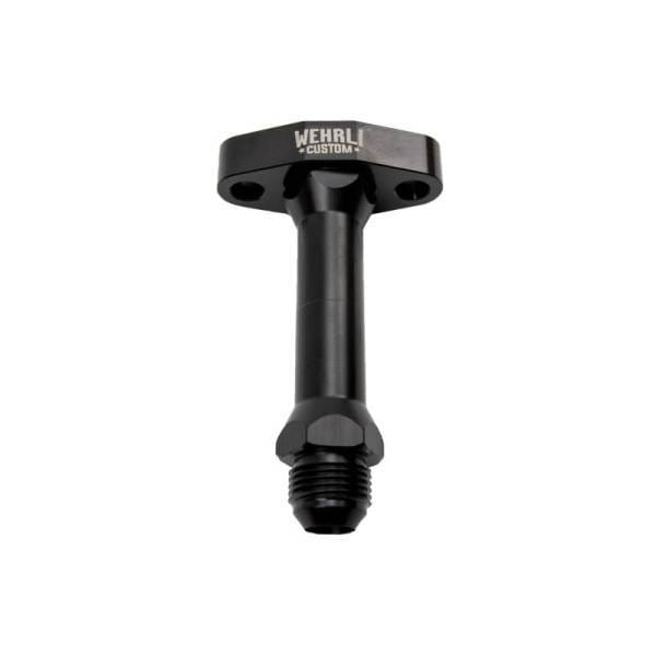 Wehrli Custom Fabrication T3/T4/T6 Small/Midframe Turbocharger -10AN Extended Oil Drain Fitting Kit - WCF100674