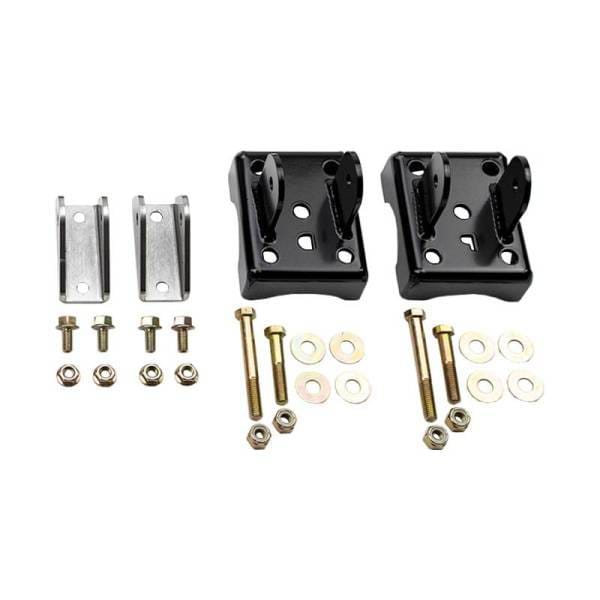 Wehrli Custom Fabrication 2001-2010 Duramax Traction Bar Brackets & Hardware Install Kit - WCF100840