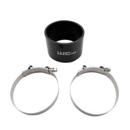 Wehrli Custom Fabrication 4" ID x 3" Long Silicone Boot and Clamp Kit - WCF207-102