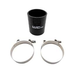Wehrli Custom Fabrication 3" ID x 4" Long Silicone Boot and Clamp Kit - WCF207-104