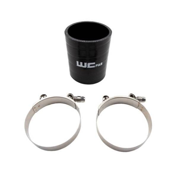 Wehrli Custom Fabrication 3" ID x 4" Long Silicone Boot and Clamp Kit - WCF207-104
