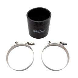 Wehrli Custom Fabrication 3.5" ID x 4" Long Silicone Boot and Clamp Kit - WCF207-111