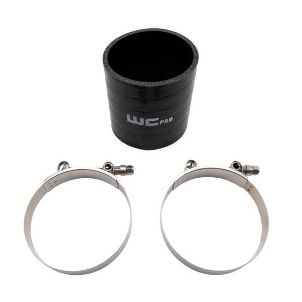 Wehrli Custom Fabrication 3.5" ID x 4" Long Silicone Boot and Clamp Kit - WCF207-111