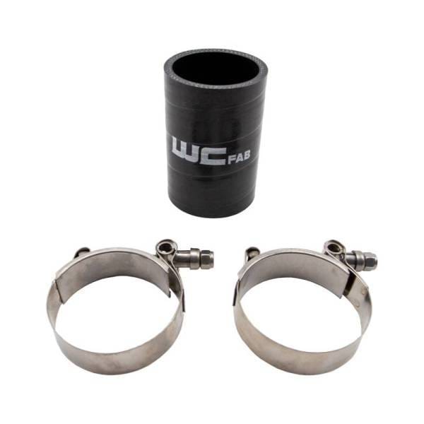 Wehrli Custom Fabrication 2" ID x 3.5" Long Silicone Boot and Clamp Kit - WCF207-110