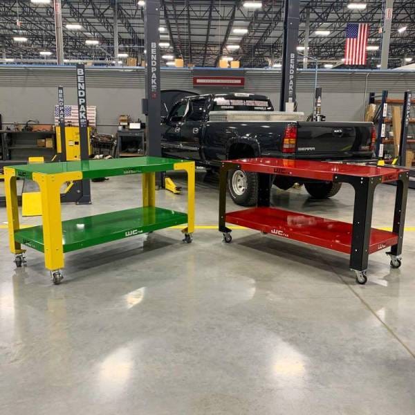 Wehrli Custom Fabrication 32 in. x 72 in. Modular Steel Work Bench - WCF25-3272-120 thumbnail 2