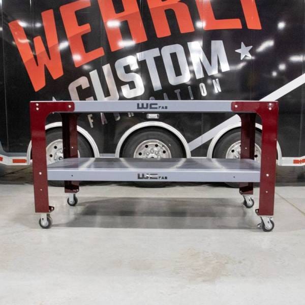 Wehrli Custom Fabrication 32 in. x 72 in. Modular Steel Work Bench - WCF25-3272-120 thumbnail 10