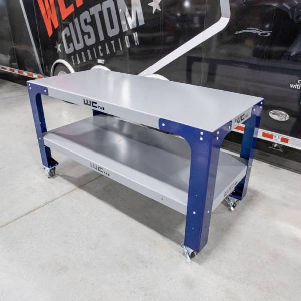 Wehrli Custom Fabrication 32 in. x 72 in. Modular Steel Work Bench - WCF25-3272-120 thumbnail 14