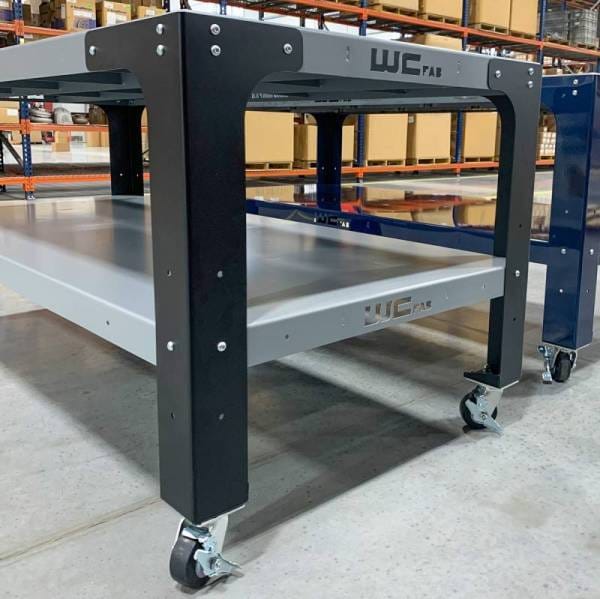 Wehrli Custom Fabrication 32 in. x 90 in. Modular Steel Work Bench - WCF25-3290-120 thumbnail 3