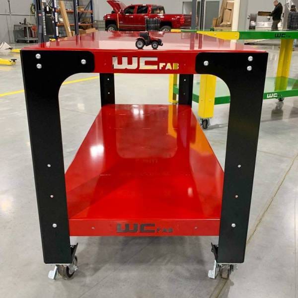 Wehrli Custom Fabrication 32 in. x 90 in. Modular Steel Work Bench - WCF25-3290-120 thumbnail 8