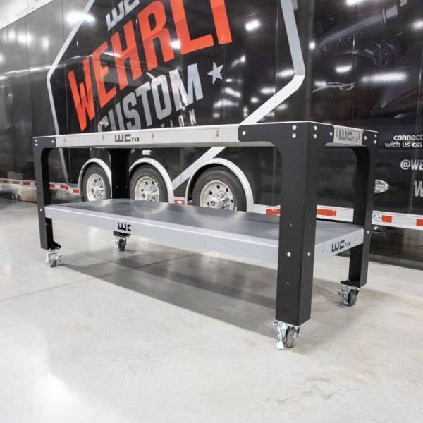 Wehrli Custom Fabrication 32 in. x 90 in. Modular Steel Work Bench - WCF25-3290-120 thumbnail 10