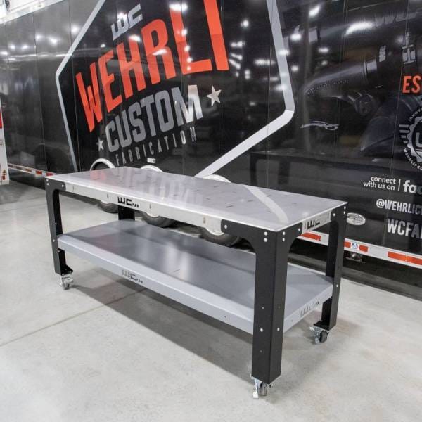 Wehrli Custom Fabrication 32 in. x 90 in. Modular Steel Work Bench - WCF25-3290-120 thumbnail 11