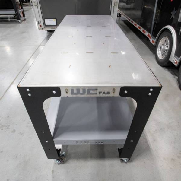 Wehrli Custom Fabrication 32 in. x 90 in. Modular Steel Work Bench - WCF25-3290-120 thumbnail 12