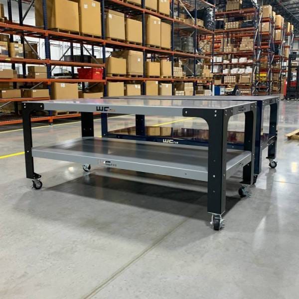Wehrli Custom Fabrication 42 in. x 72 in. Modular Steel Work Bench - WCF25-4272-120 thumbnail 2