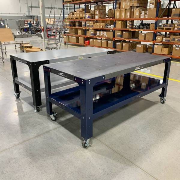 Wehrli Custom Fabrication 42 in. x 90 in. Modular Steel Work Bench - WCF25-4290-120 thumbnail 5