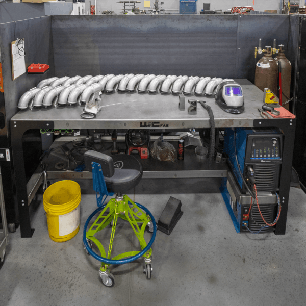 Wehrli Custom Fabrication 42 in. x 90 in. Modular Steel Work Bench - WCF25-4290-120 thumbnail 9