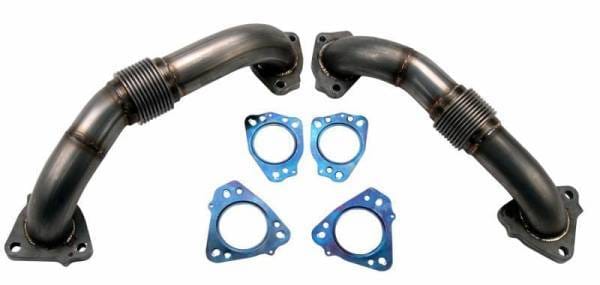 Wehrli Custom Fabrication 2017-2025 L5P Duramax Billet Exhaust Manifold & 2" Stainless Up Pipe Kit - WCF100226 thumbnail 11