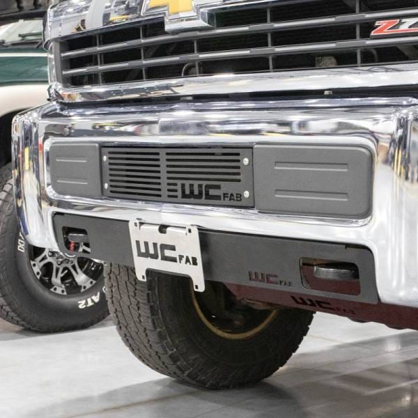 Wehrli Custom Fabrication 2015-2019 Chevrolet Silverado 2500/3500HD Lower Valance Filler Panel Front License Plate Mount - WCF100156 thumbnail 4