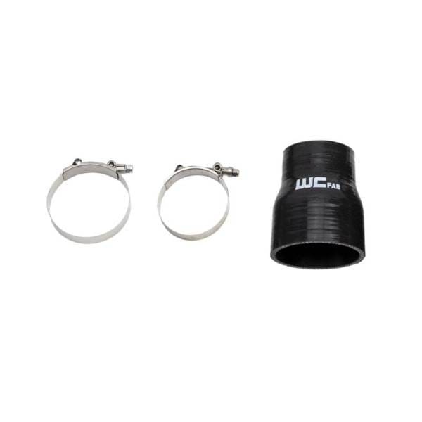 Wehrli Custom Fabrication 2.75" x 3.5" ID Straight Reducer 4.75" Long Silicone Boot and Clamp Kit - WCF207-117