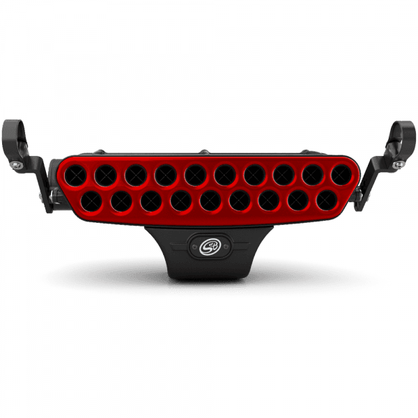 Stainless Steel Faceplate (Red) - V1 Particle Separator Only