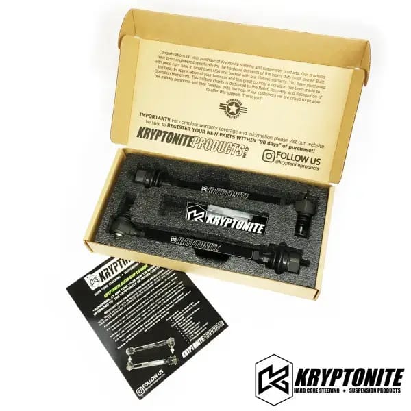 KRYPTONITE DEATH GRIP TIE RODS GM HD 2011-2025 thumbnail 3