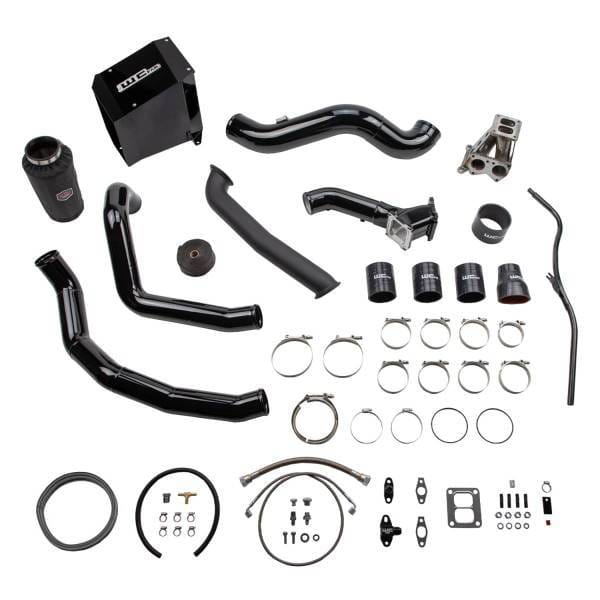 Wehrli Custom Fabrication 2001-2004 LB7 Duramax S300 Single Turbo Install Kit - WCF100478