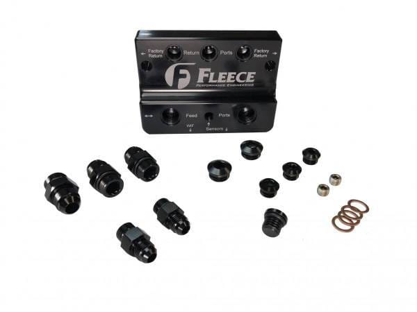 Fleece Performance 2010-2018 4th Gen Dodge/Cummins Fuel Distribution Block - FPE-FFD-RF-4G thumbnail 4