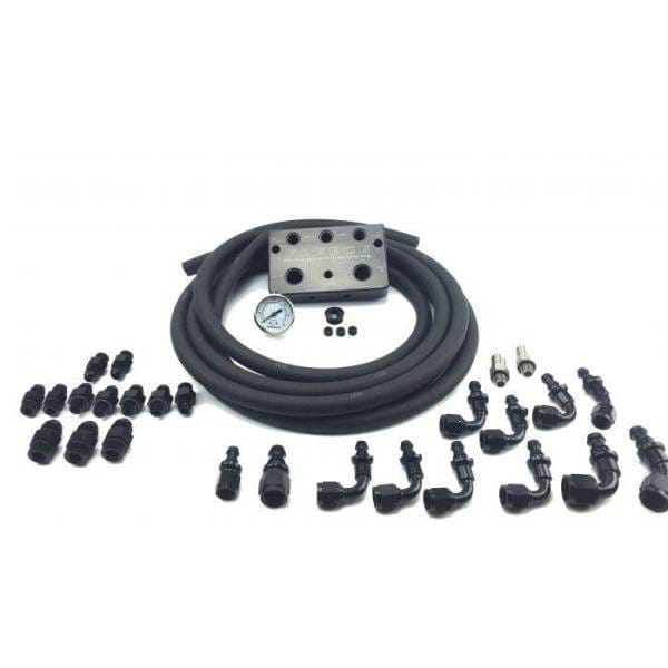 Fleece Performance 2007.5-2018 Cummins Regulated Return Fuel Distribution Block - FPE-CRR-20-0806