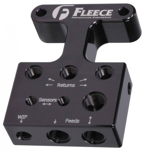 Fleece Performance 2007.5-2009 3rd Gen 6.7L Dodge/Cummins Fuel Distribution Block - FPE-FFD-RF-3G-67 thumbnail 4