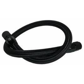 Fleece Performance 39.50 Inch 12 Valve Cummins Coolant Bypass Hose Black Nylon Braided - FPE-CLNTBYPS-HS-12V-BLK