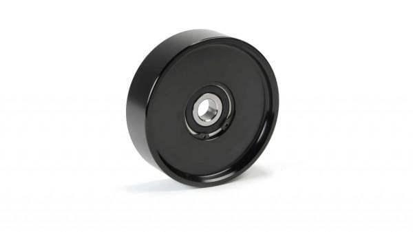 Fleece Performance 2003-2018 Upper Fan Idler for use with Electric Water Pumps Black Finish Contract Cut - FPE-34658-BLK-SPK thumbnail 2