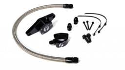 Fleece Performance Cummins Coolant Bypass Kit VP 98.5-02 with Stainless Steel Braided Line - FPE-CLNTBYPS-CUMMINS-VP-SS