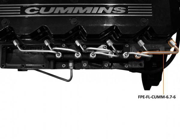 Fleece Performance 07.5-18 6.7L RAM 2500/3500 Cummins Number 6 Injection Line - FPE-FL-CUMM-6.7-6 thumbnail 3