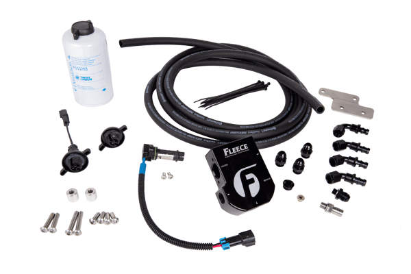 Fleece Performance Auxiliary Heated Fuel Filter Kit for 03-18 Dodge Ram Cummins - FPE-CUMM-HFFBA-0318