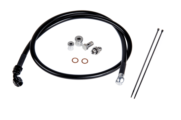 Fleece Performance Remote Turbo Oil Feed Line Kit for 6.6L Duramax Turbochargers 2001-2016 GM 2500/3500 - FPE-DTFL-0116