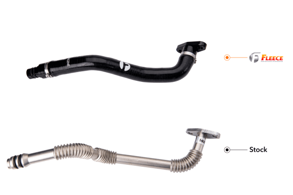 Fleece Performance Turbo Drain Tube Kit for 2019-Present 6.7L Cummins - FPE-CTDT-19-KIT thumbnail 4